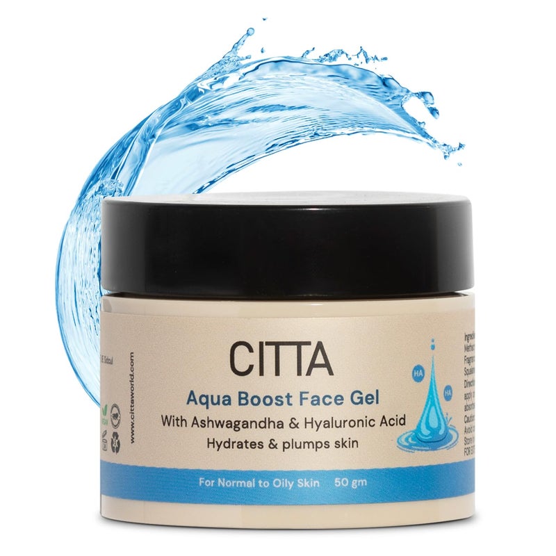 CITTA جل مرطب للوجه CITTA Aqua Boost للنساء والرجال 1st جل مرطب بملمس مجمد في الهند للبشرة العادية إلى الدهنية 50 جرام - Image 1