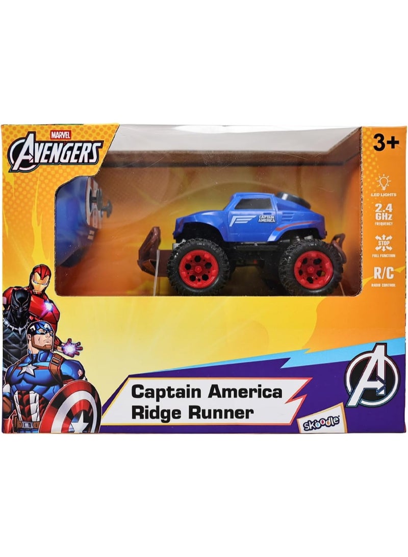 Captain America سيارة مارفل كابتن أمريكا ريدج رانر التي تعمل بالتحكم عن بعد (104073) - Image 4