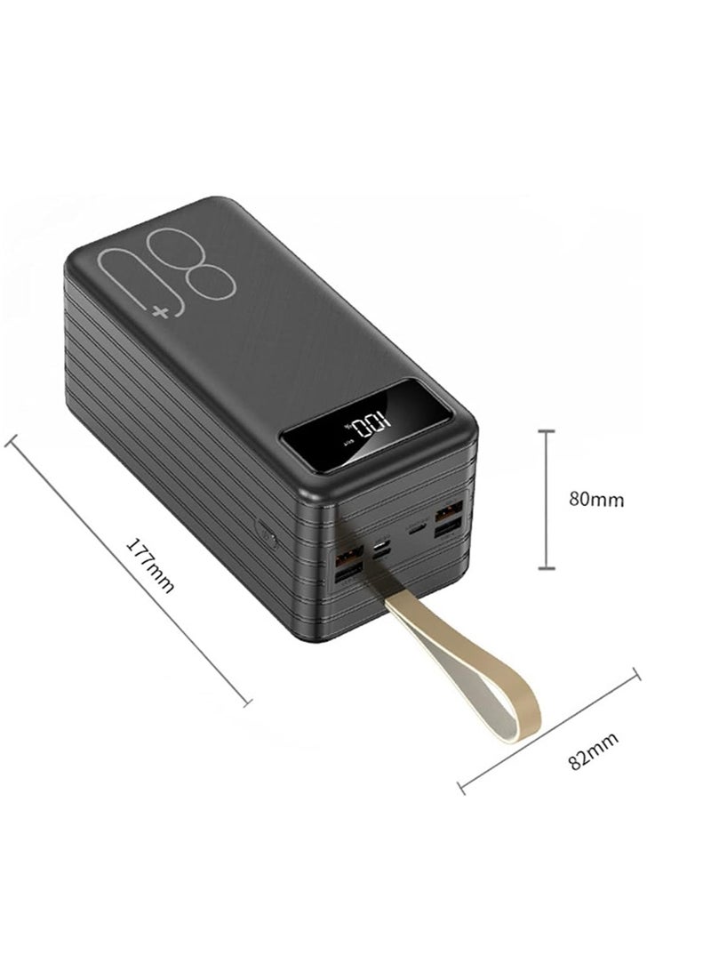 TIGER Slim 7000mAh Portable Power Bank with Built-in USB & Type-C Cables, Fast Charging External Battery Pack, LED Power Display, Ultra-Compact Travel Charger for iPhone and All Smartphones – Pocket-Sized Power Solution** - Image 5