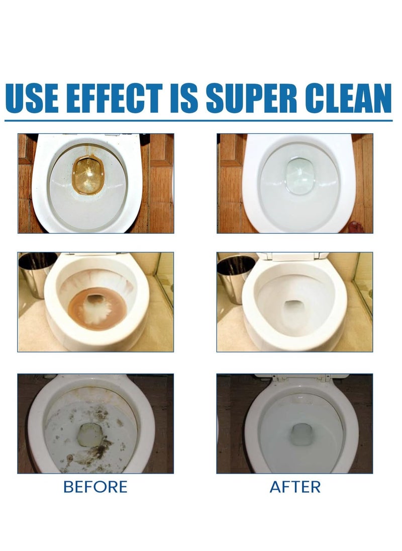 12 Pack Automatic Toilet Bowl Cleaner Tablets, Bathroom Toilet Tank Cleaner, Deodorizing and Cleaning Tablets for Long-Lasting Freshness and Hygiene