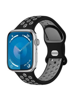 Sport Silicone Band Compatible with Apple Watch Bands 44mm 45mm 49mm 42mm 41mm 38mm 40mm Men Women,Breathable Waterproof Strap for Apple Watch iWatch Series Ultra SE 8 7 6 5 4 3 2 1
