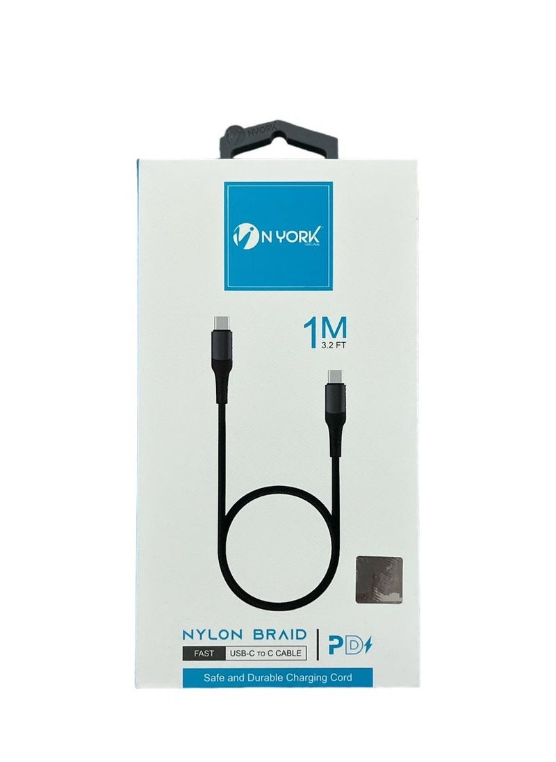 نيورك كابل شحن من النوع USB-C إلى C من نيورك 