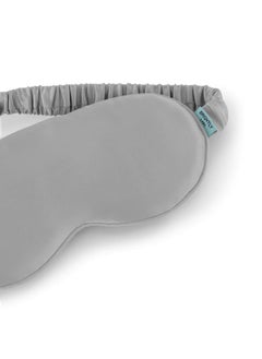 BRIGHTLY LABS Pure Mulberry Silk Mask, Ultimate Sleep Aid for a Full Night's Sleep, Ultra-Soft Comfortable Sleep Mask, Elastic Strap, 22 Momme, Infused with Silver Ions, Standard, Champagne  - Image 3