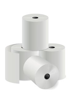 Terabyte 50-Piece Thermal Paper 80X80 size Receipt Rolls Set  - Image 2