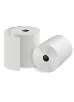 Terabyte 50-Piece Thermal Paper 80X80 size Receipt Rolls Set  - Image 4