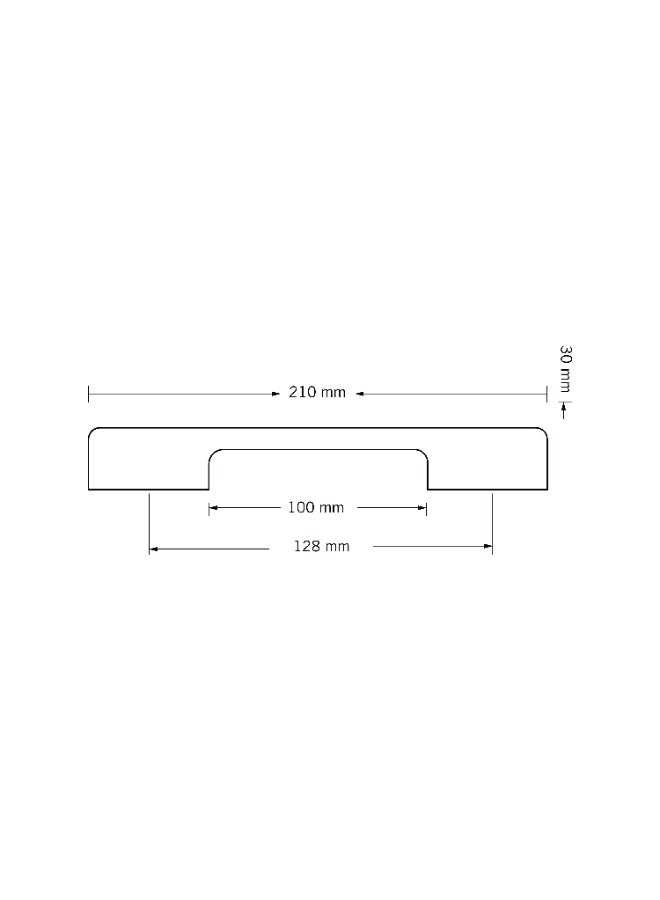 CINCINNO Aetheres Premium Aluminium Pull Handle 210x8x30mm With 2-Year Colour Warranty – Stylish & Durable for Drawers, Kitchen Cabinets & Furniture (Gold Plated)  - Image 4