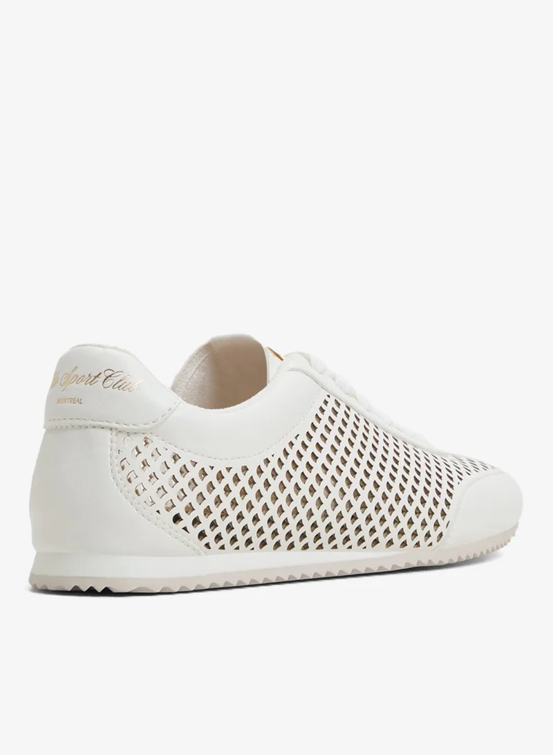 ALDO  CAREFREE Laser Cut Lace-Up Shoes for Women | Best Price UAE