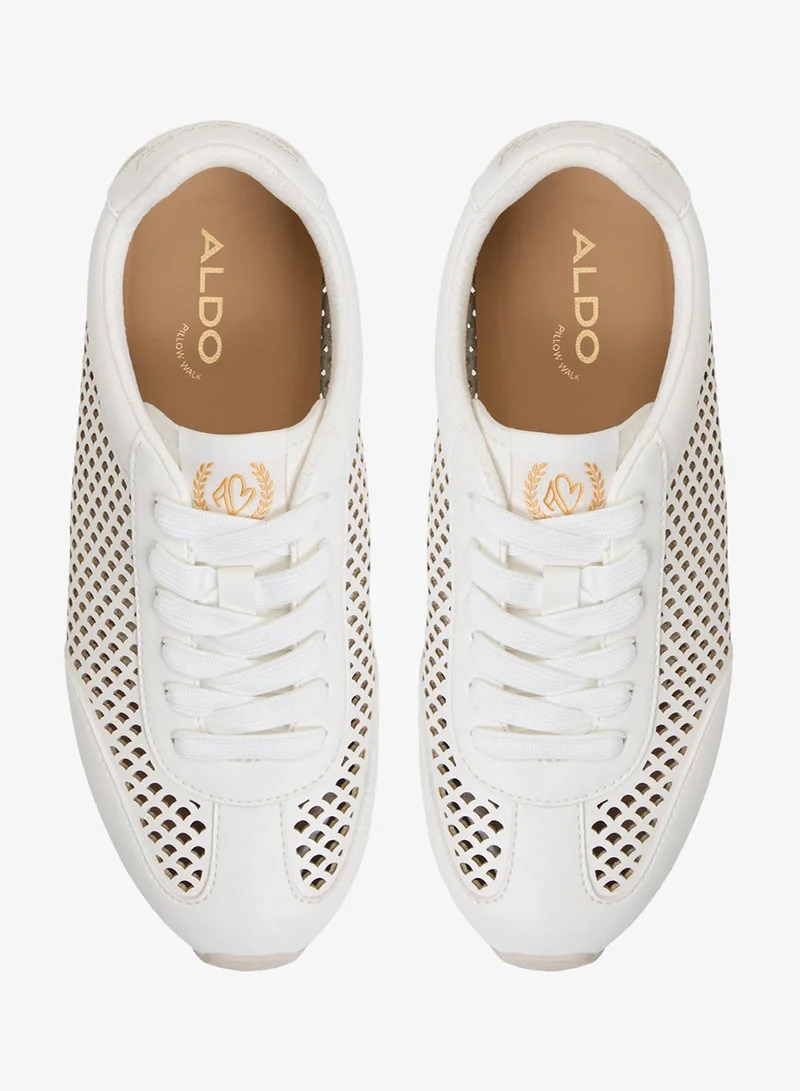 ALDO  CAREFREE Laser Cut Lace-Up Shoes for Women | Best Price UAE
