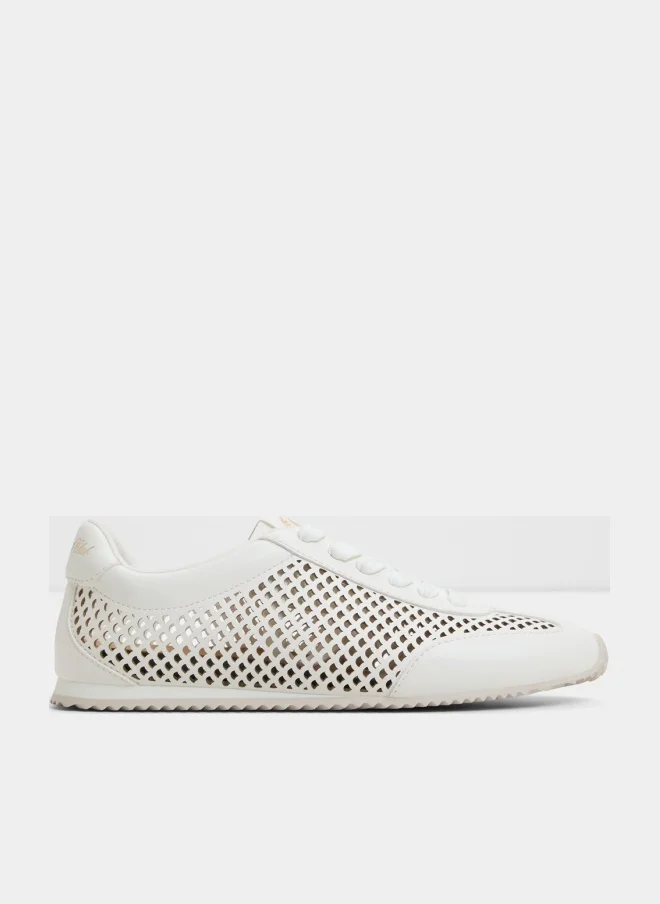 CAREFREE Laser Cut Lace-Up Shoes