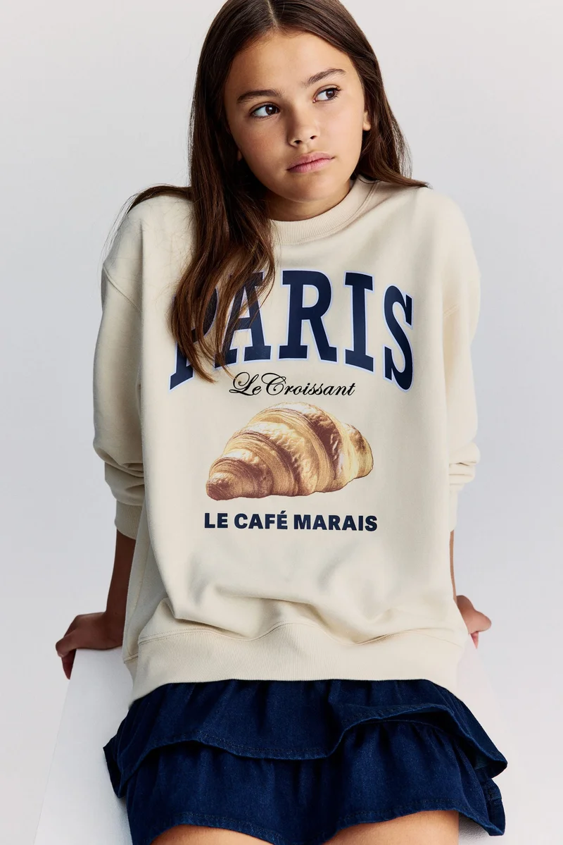 H&M Printed sweatshirt