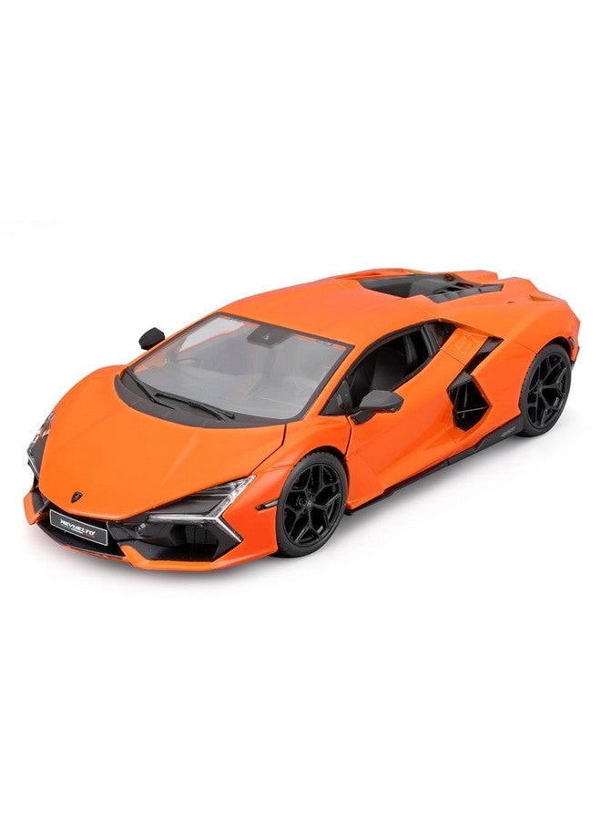 Bburago - 1/24 Scale Model Compatible with Lamborghini Revuelto Hybrid Sports Car Replica Miniature 2023 (Orange) - Image 1