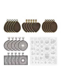 NIBEMINENT 31-Piece Silicone Pendant Mould  - Image 1