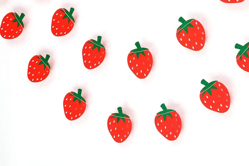 Seyal Birthday Party Decoration Strawberry Garland Decoration - Image 5