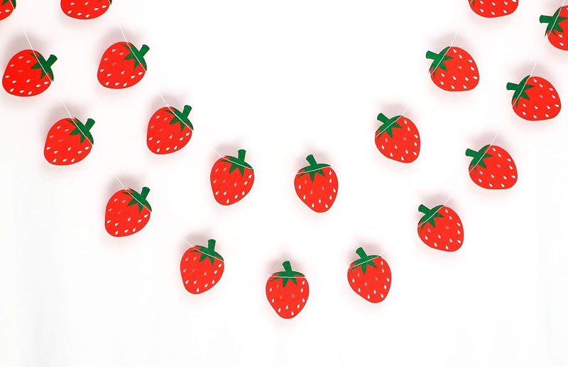Seyal Birthday Party Decoration Strawberry Garland Decoration - Image 2