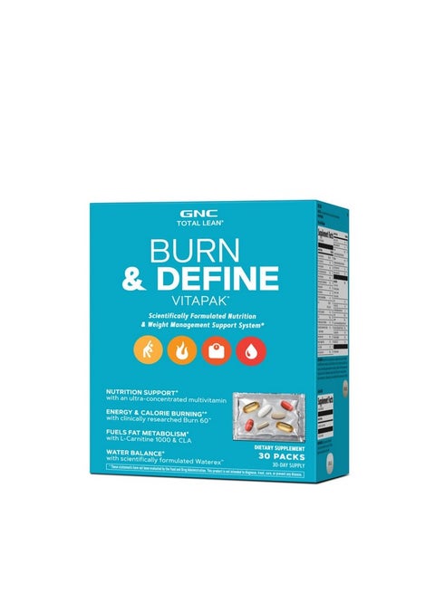 GNC Total Lean Total Lean Burn & Define VitaPak | 30 Servings