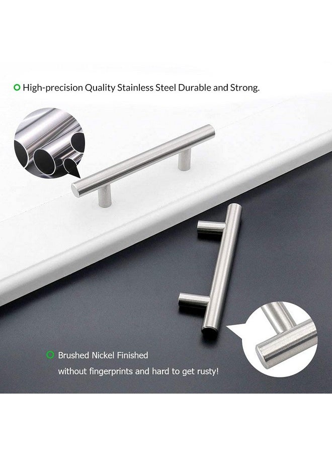 Atlantic Atlantic Cabinet Pull Handle Matt Finish, Total Length 4 Inch, Hole-To-Hole 64 Mm, Pack Of 6, Silver  - Image 5