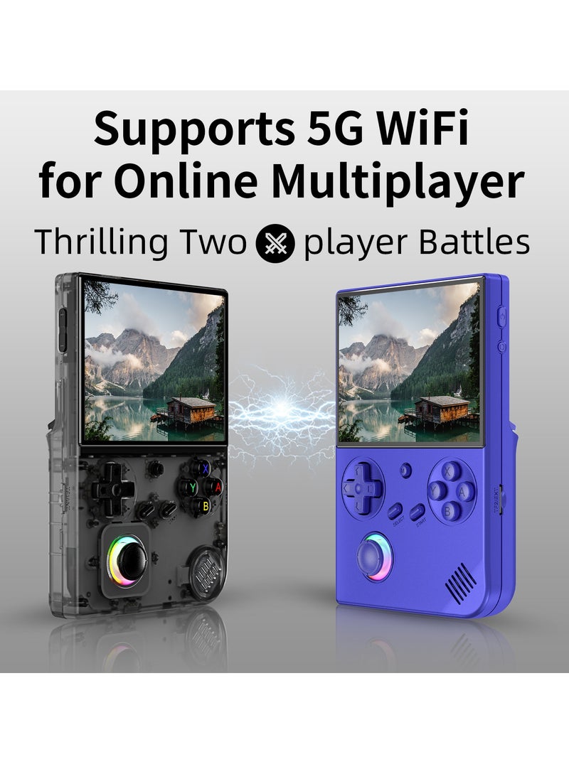 ANBERNIC  - RG40XXV Handheld Game Console,4.0-inch IPS 640*480,64G/128G TF Card with 10,000+ Games,3200mAh 6+Hours Battery, Support Wireless Network (Black 64G) - Image 1