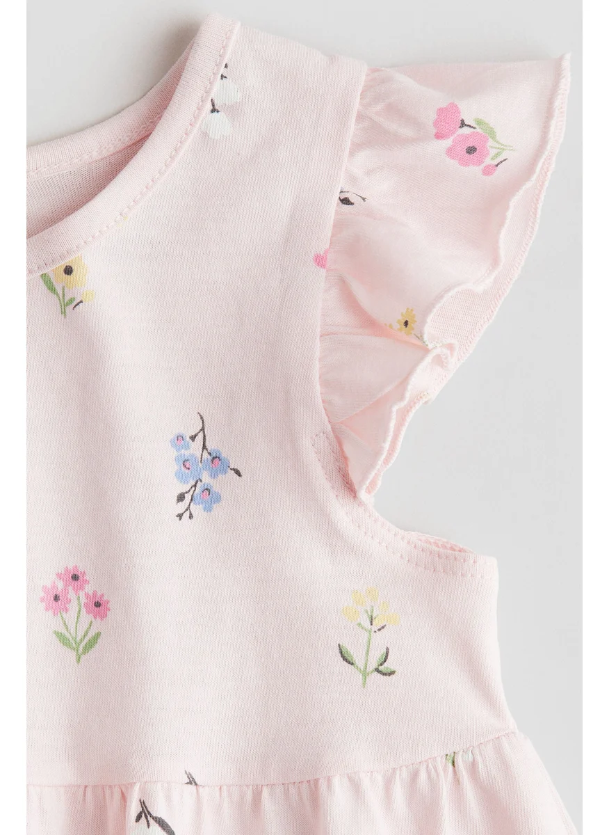 H&M Printed Cotton Dress