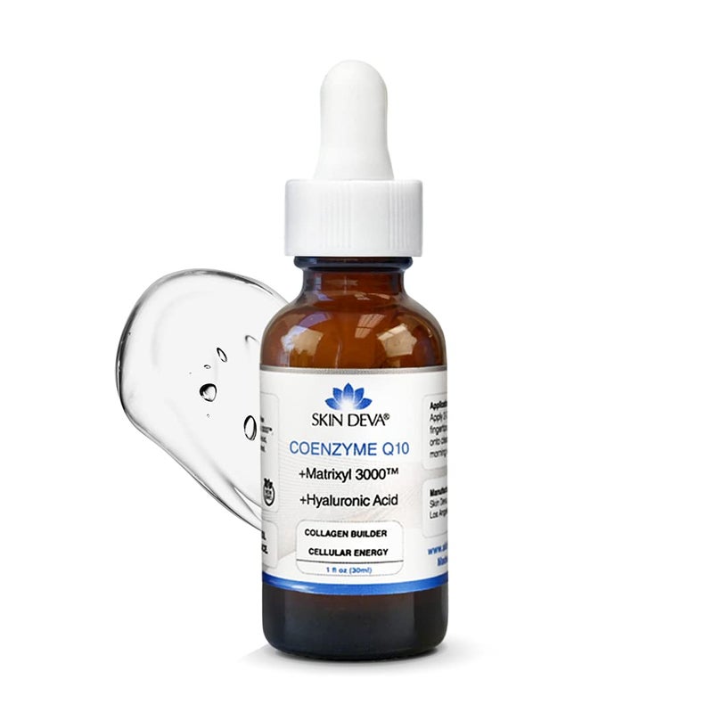 SKIN DEVA 1 fl oz COENZYME Q10 Anti Aging Serum Formula with Matrixyl 3000 and Hyaluronic Acid Serum Facial Serums, Anti Wrinkle Serum which Stimulates Collagen and Elastin Production - Image 1