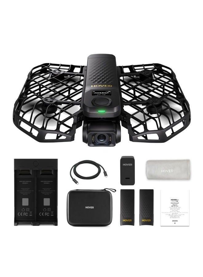 HOVERAir X1 PROMAX Combo 8K action camera Black - Image 1