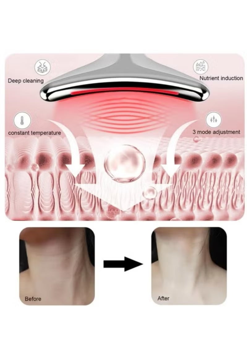 Face and Neck Massager Device Firming Anti-Aging Wrinkle and Double Chin Remover Lifting and Tightening Beauty Tool - Image 2
