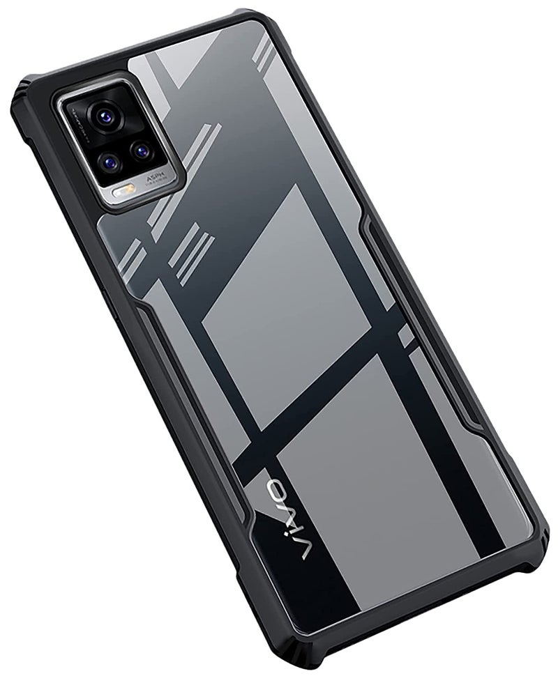 Plus Basic Case for Vivo V20 (Thermoplastic Polyurethane_Clear) - Image 5