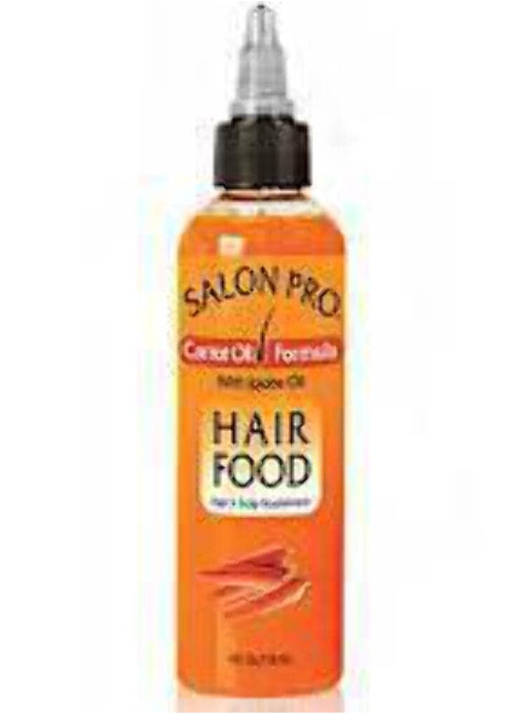 SalonPro - Hair Food Carrot Oil Formula With Jojoba Oil 4 Oz - Image 1