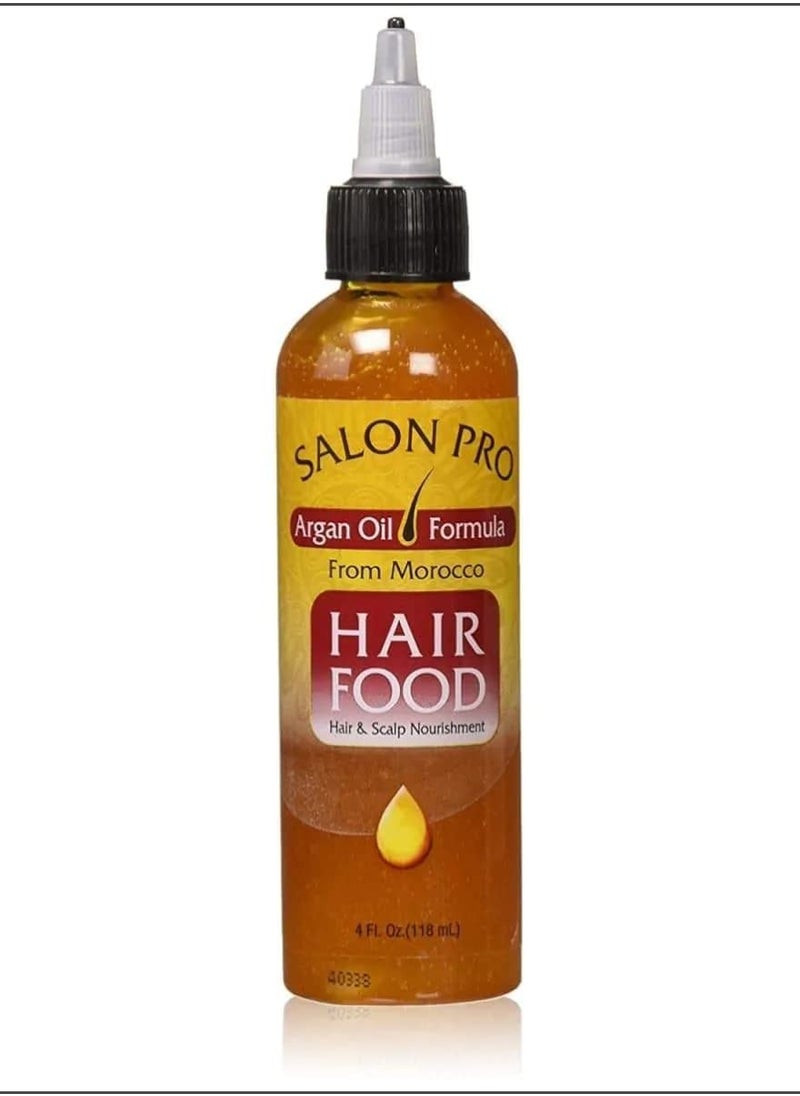SalonPro - Hair Food Carrot Oil Formula With Jojoba Oil 4 Oz - Image 1