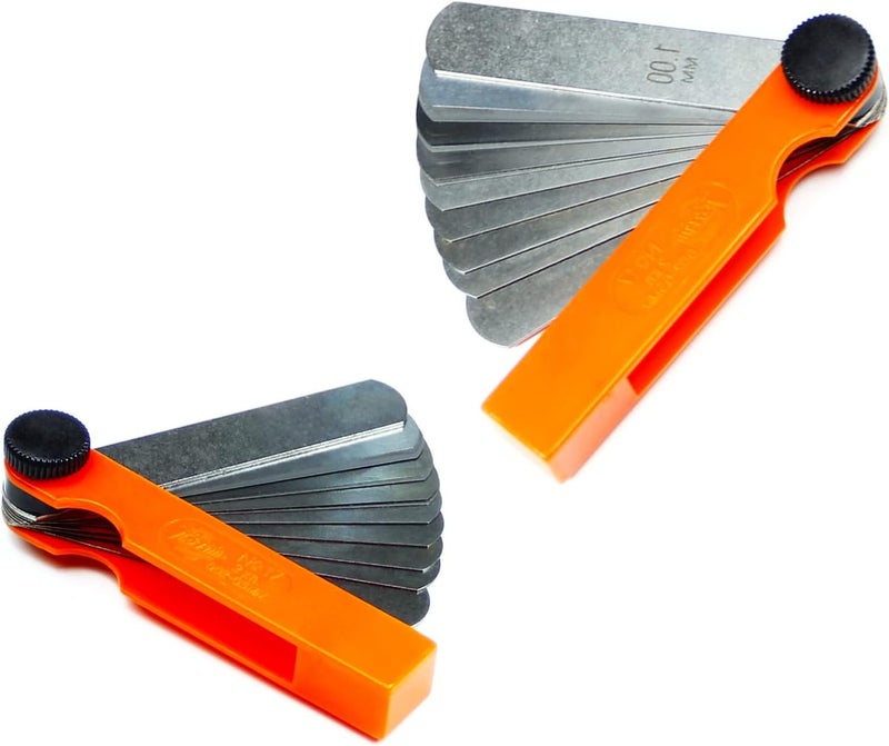Utoolmart Metric Feeler Gauge,Manganese Steel Gap Measure Tool 75mm/3-inch Length with 17 Blades 1pcs - Image 4