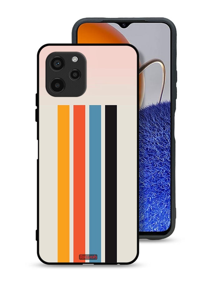 Tolwak Huawei nova Y61 Protective Case Cover Straight Lines Pattern - Image 1