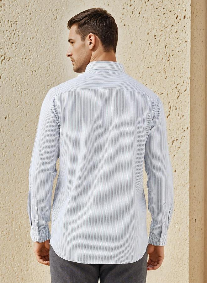 سبلاش فيڤ قميص بقصة عادية مخطط - Image 3