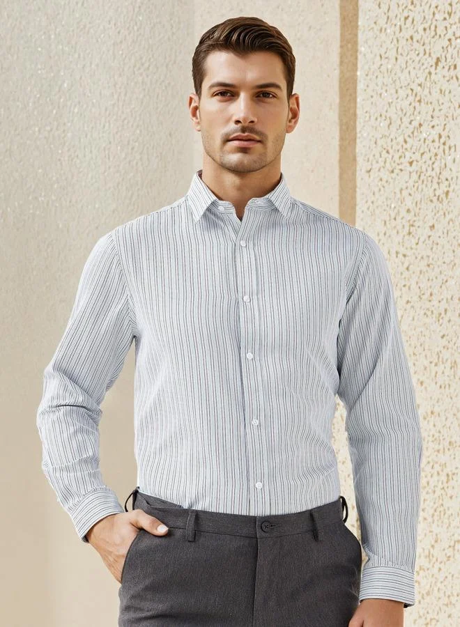 Splash FAV Striped Regular Fit Shirt