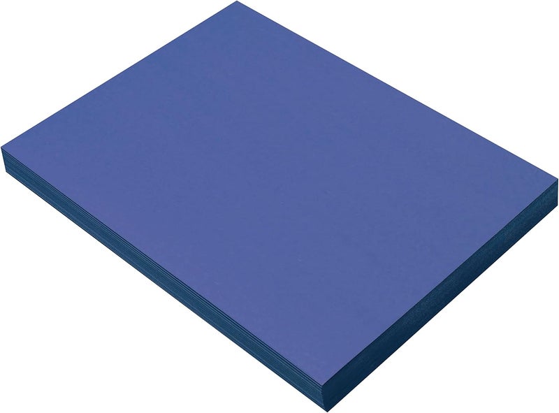 Prang (Formerly SunWorks) Construction Paper, Blue, 9" x 12", 100 Sheets - Image 1