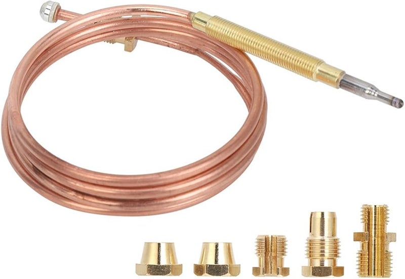 35 4 Inch Gas Water Heater Thermocouple M6x0 75 Head M8x1 End Connection Replacement - Image 1