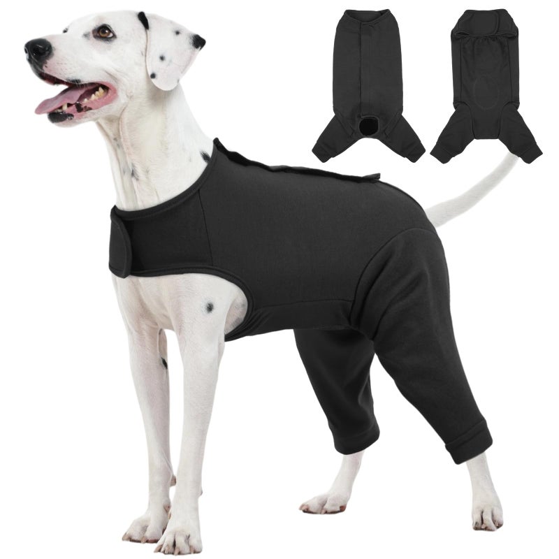 Kuoser Dog Surgery Suit for Back Legs Dog Rear Leg Sleeve to Stop Licking Female Spay Recovery Suit for Dogs After Surgery Pet Puppy Surgical Pants Onesie for Abdomen Wounds Skin Disease - Image 2