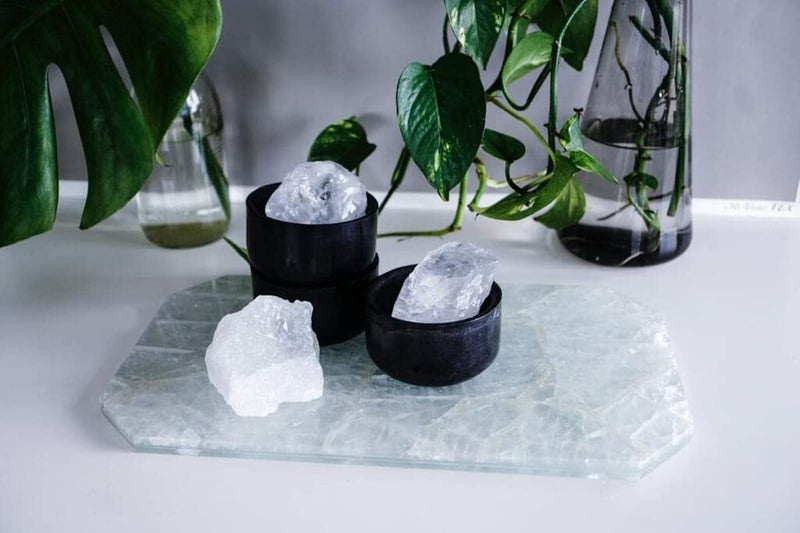 AnNafi® Alum Stone Block | White Alum Crystal Rock | Phitkari Crystal Stone of Alumbre | Natural Piedra de Alumbre Alum Stone | Shaving Stone Chunks | Tawas Stone Antiperspirant 450 Grams (16 OZ) - Image 2