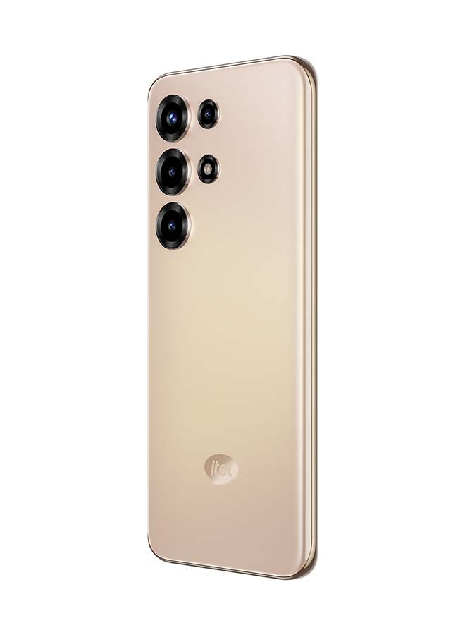 ITEL S26 Ultra Dual SIM Blush Pink Gold 8+16 GB RAM 256GB 4G - Middle East Version With Airbuds 5i NFC Mobile Cover - Image 5