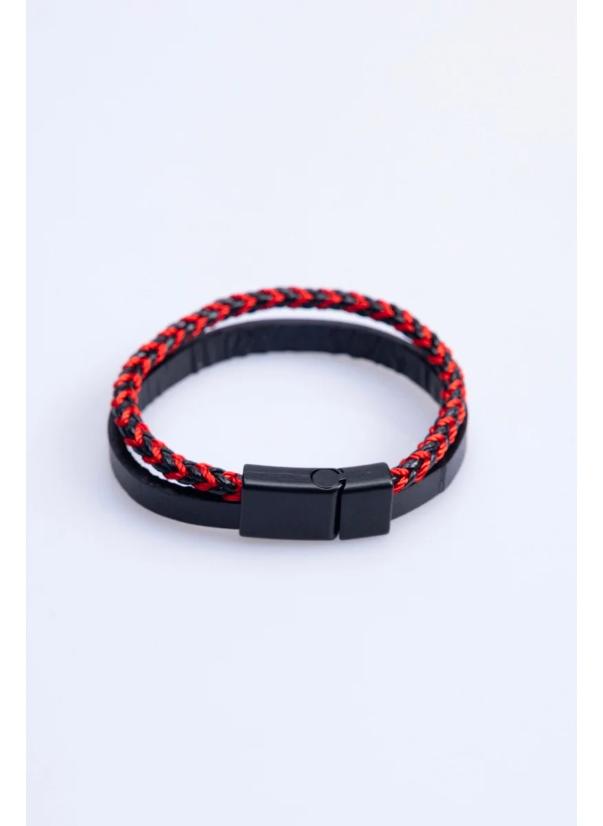 Tudors Men's Leather Bracelet