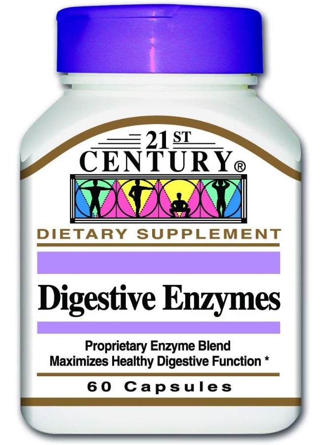21st Century Digestive Enzymes 60 Capsules - Image 1