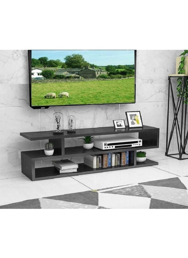 MODERN HOME - Modern TV and Coffee Table Living Room Home Furniture Black - Image 1
