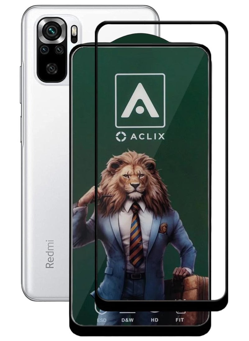 ACLIX Antistatic ESD Dustproof Premium Quality High Definition Tempered Glass Screen Protector Designed For Xiaomi Redmi Note  10 - Image 1