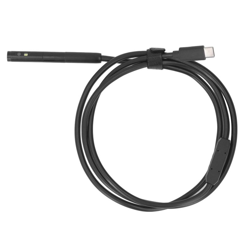 USB C Endoscope Camera with 1920P Dual Lens and IP67 Rating, Inspection Camera, 1 Meter Semi Cable with 6 and 1 LED Lights, Compatible with Android and iOS OTG Smartphones (1M) - Image 3