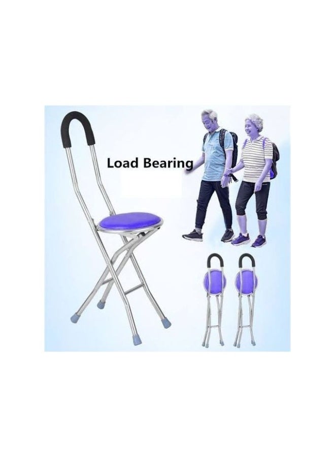 Travelon A walking stick with a chair is the ideal solution for those who need extra support while on the go. Made of high-quality aluminum. - Image 3