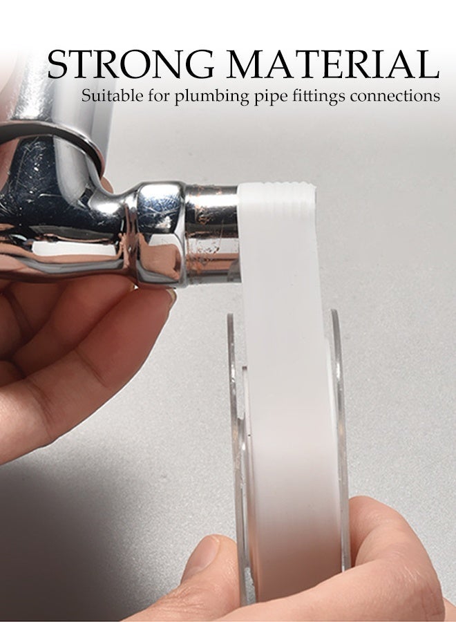 DUNISO 2Pcs Teflon Tape,Thread Seal Tapes,Ptfe Thread Seal Tape,Strong Sealing,Aging Resistance,Fire-Resistant,Suitable for Angle Valve Interface, Faucet Interface, Sink Interface, Sewer Pipe, Water Pipe Interface,200*1.8CM ﻿ - Image 4