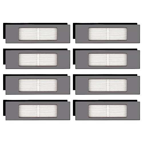 CHAIN PEAK (8 Pieces) N10 HEPA Filter for Ecovacs DEEBOT OZMO N10 N10 Plus 920 950 T8 AIVI Max T9 T5 N5 N7 N8+ N8 Pro Plus DX55 DX93 DJ65 Robot Vacuum, Filters Accessories, Canister Filters - Image 1