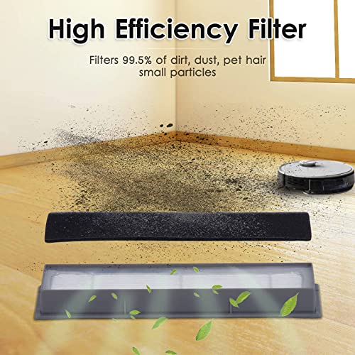 CHAIN PEAK (8 Pieces) N10 HEPA Filter for Ecovacs DEEBOT OZMO N10 N10 Plus 920 950 T8 AIVI Max T9 T5 N5 N7 N8+ N8 Pro Plus DX55 DX93 DJ65 Robot Vacuum, Filters Accessories, Canister Filters - Image 3