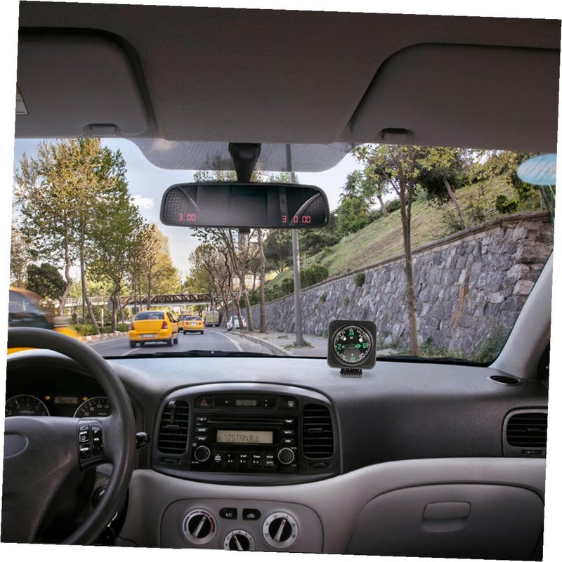 2pcs Adjustable Car Compass For SUV Truck RV Black Interior Navigation Tool - Image 5