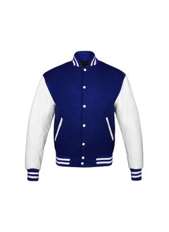 Generic Unisex Varsity Jacket - Premium Quality, Multiple Color Combinations - Retro Style College Jacket for Men & Women  - Image 1