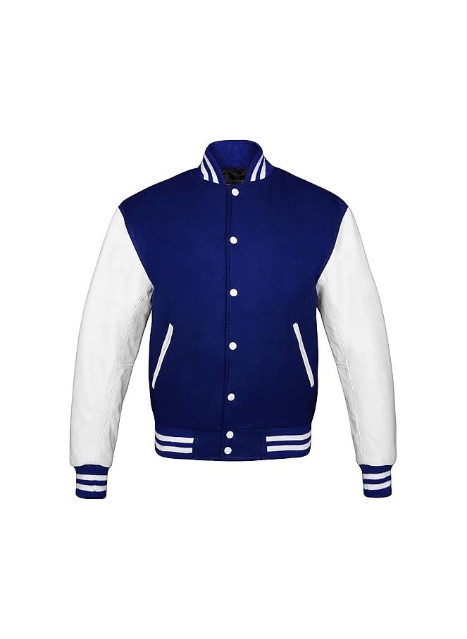 Generic - Unisex Varsity Jacket - Premium Quality, Multiple Color Combinations - Retro Style College Jacket for Men & Women - Image 1