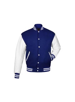 Generic Unisex Varsity Jacket - Premium Quality, Multiple Color Combinations - Retro Style College Jacket for Men & Women  - Image 3